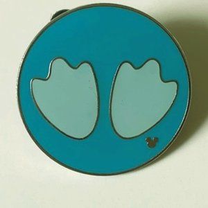 Donald Duck Footprints Hidden Mickey Pin